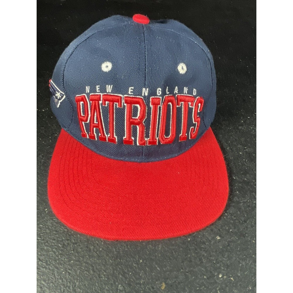 New England Patriots NFL Team Snapback Hat Cap Blue Red‎ White